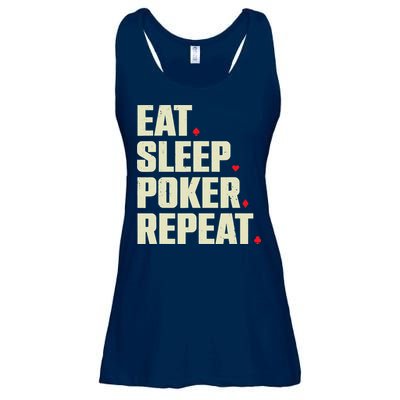 Cute Poker Design Casino Gambling Poker Player Ladies Essential Flowy Tank