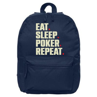 Cute Poker Design Casino Gambling Poker Player 16 in Basic Backpack