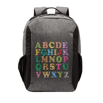 Colorful Polka Dots Alphabet Kids Girls Happy Dot Day Vector Backpack