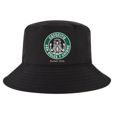 Cafecito Pan Dulce Y Chisme Mexicana Social Club Cool Comfort Performance Bucket Hat