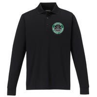 Cafecito Pan Dulce Y Chisme Mexicana Social Club Performance Long Sleeve Polo