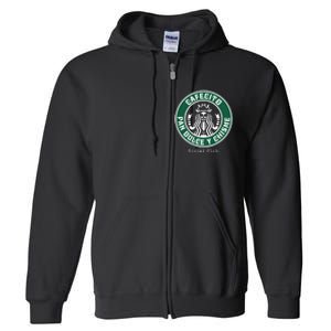 Cafecito Pan Dulce Y Chisme Mexicana Social Club Full Zip Hoodie