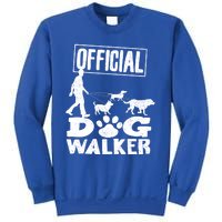 Cute Professional Dog Walker Funny Pet Lover Gift Funny Gift Sweatshirt