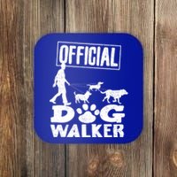 Cute Professional Dog Walker Funny Pet Lover Gift Funny Gift Coaster