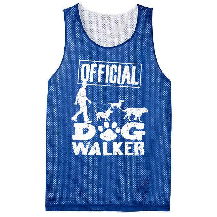 Cute Professional Dog Walker Funny Pet Lover Gift Funny Gift Mesh Reversible Basketball Jersey Tank