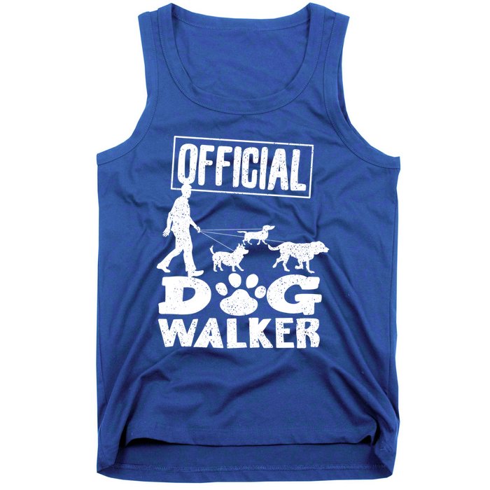 Cute Professional Dog Walker Funny Pet Lover Gift Funny Gift Tank Top