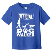 Cute Professional Dog Walker Funny Pet Lover Gift Funny Gift Toddler T-Shirt