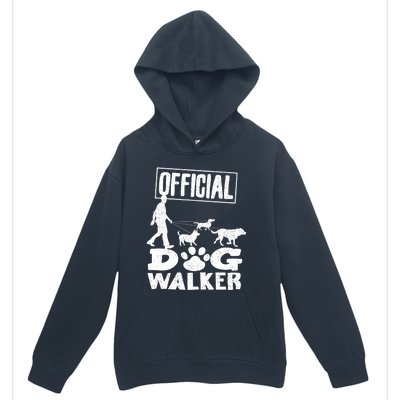 Cute Professional Dog Walker Funny Pet Lover Gift Funny Gift Urban Pullover Hoodie