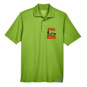 Cute Professional Dog Walker Funny Pet Lover Gift Men's Origin Performance Pique Polo