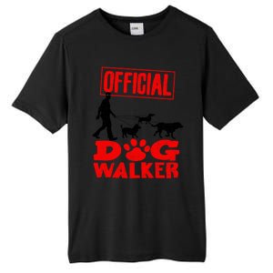 Cute Professional Dog Walker Funny Pet Lover Gift Tall Fusion ChromaSoft Performance T-Shirt