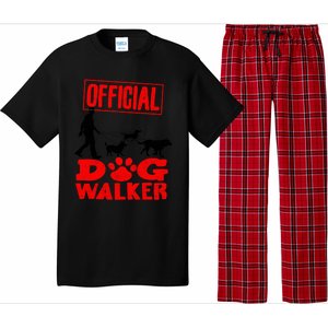 Cute Professional Dog Walker Funny Pet Lover Gift Pajama Set