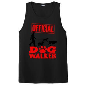 Cute Professional Dog Walker Funny Pet Lover Gift PosiCharge Competitor Tank