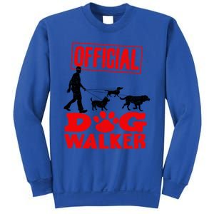 Cute Professional Dog Walker Funny Pet Lover Gift Sweatshirt