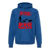 Cute Professional Dog Walker Funny Pet Lover Gift Premium Hoodie