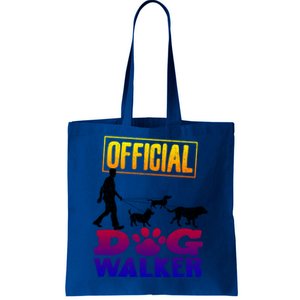 Cute Professional Dog Walker Funny Pet Lover Gift Tote Bag