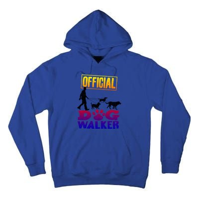 Cute Professional Dog Walker Funny Pet Lover Gift Tall Hoodie