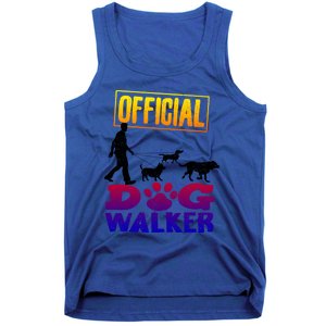 Cute Professional Dog Walker Funny Pet Lover Gift Tank Top