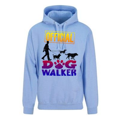 Cute Professional Dog Walker Funny Pet Lover Gift Unisex Surf Hoodie