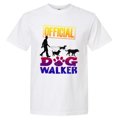 Cute Professional Dog Walker Funny Pet Lover Gift Garment-Dyed Heavyweight T-Shirt