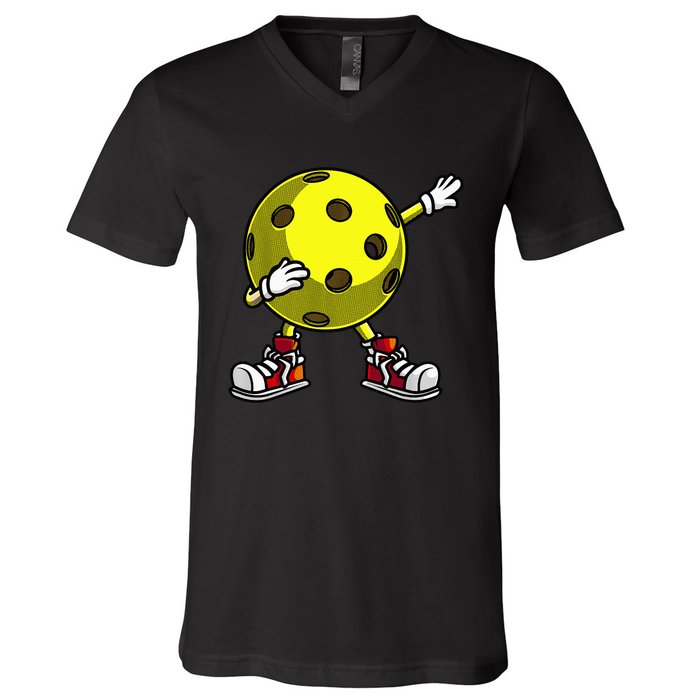 Cute Pickleball Design For Dink Pickleball Player V-Neck T-Shirt