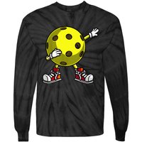 Cute Pickleball Design For Dink Pickleball Player Tie-Dye Long Sleeve Shirt