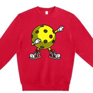 Cute Pickleball Design For Dink Pickleball Player Premium Crewneck Sweatshirt