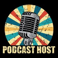 Cool Podcast Design Podcaster Hosting Channel T-Shirt