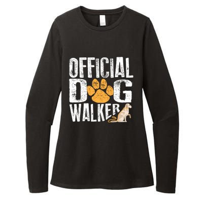 Cute Professional Dog Walker Funny Pet Lover Gift Cool Gift Womens CVC Long Sleeve Shirt