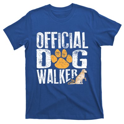 Cute Professional Dog Walker Funny Pet Lover Gift Cool Gift T-Shirt