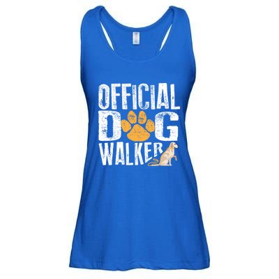 Cute Professional Dog Walker Funny Pet Lover Gift Cool Gift Ladies Essential Flowy Tank