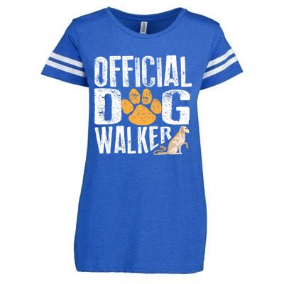 Cute Professional Dog Walker Funny Pet Lover Gift Cool Gift Enza Ladies Jersey Football T-Shirt