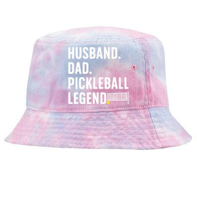 Cool Pickleball Design For Husband Dad  Pickleball Player Tie-Dyed Bucket Hat