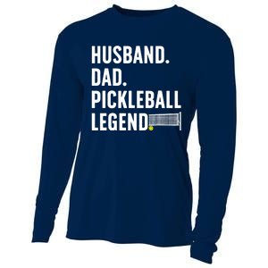 Cool Pickleball Design For Husband Dad  Pickleball Player Cooling Performance Long Sleeve Crew