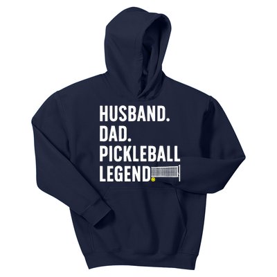 Cool Pickleball Design For Husband Dad  Pickleball Player Kids Hoodie