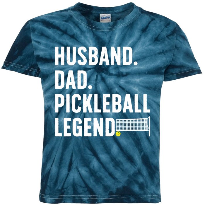 Cool Pickleball Design For Husband Dad  Pickleball Player Kids Tie-Dye T-Shirt