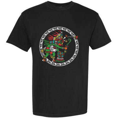 Civilization People Ethnic Aztec Symbol Art Ancient Gift Garment-Dyed Heavyweight T-Shirt