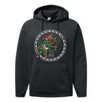 Civilization People Ethnic Aztec Symbol Art Ancient Gift Performance Fleece Hoodie