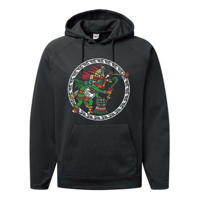 Civilization People Ethnic Aztec Symbol Art Ancient Gift Performance Fleece Hoodie