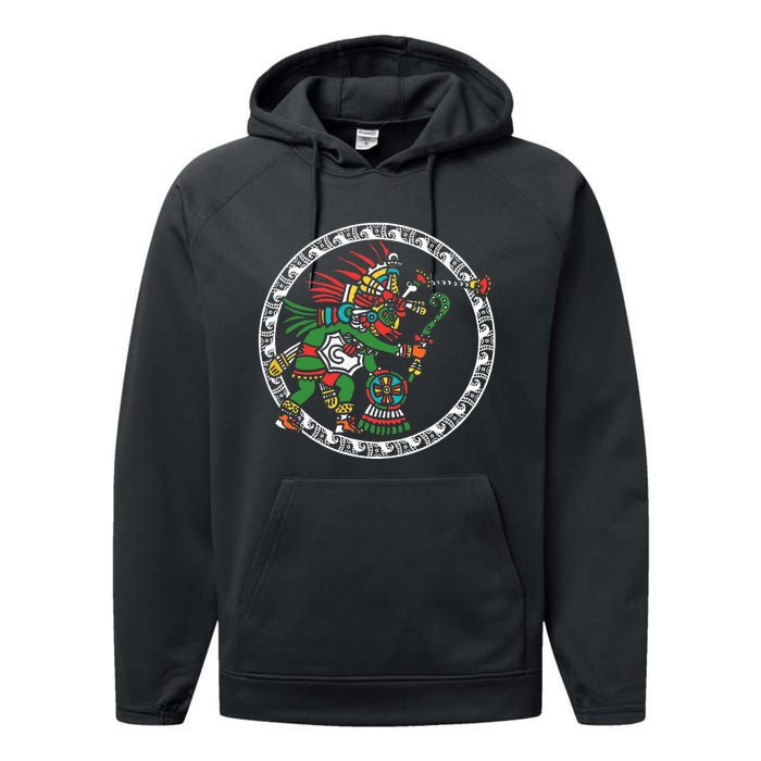 Civilization People Ethnic Aztec Symbol Art Ancient Gift Performance Fleece Hoodie