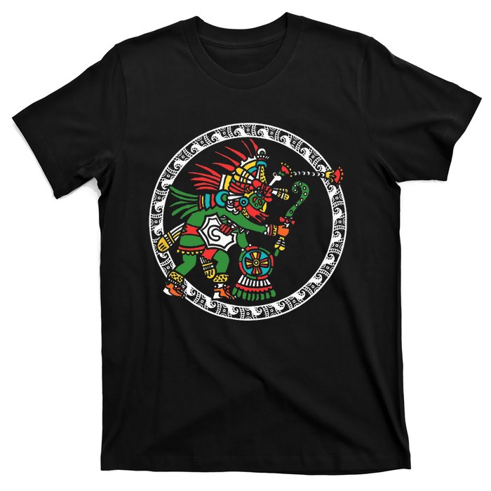 Civilization People Ethnic Aztec Symbol Art Ancient Gift T-Shirt