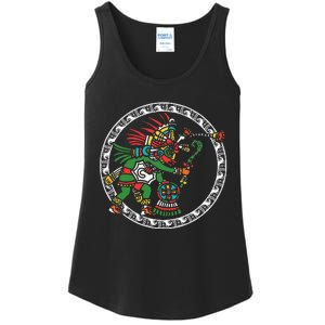 Civilization People Ethnic Aztec Symbol Art Ancient Gift Ladies Essential Tank