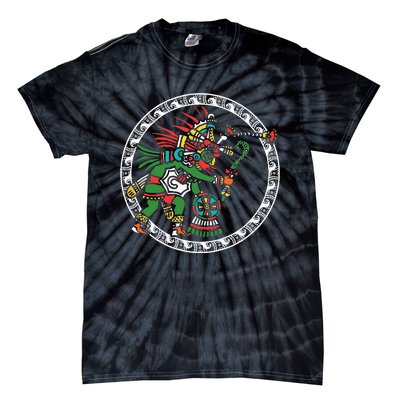 Civilization People Ethnic Aztec Symbol Art Ancient Gift Tie-Dye T-Shirt