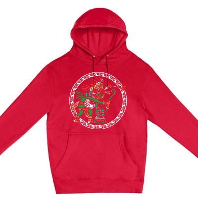 Civilization People Ethnic Aztec Symbol Art Ancient Gift Premium Pullover Hoodie