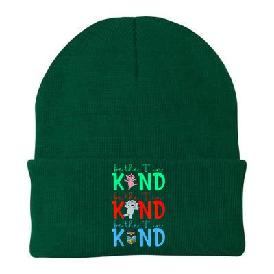 Cute Piggie Elephant Cat Motivational Kindness Quote Knit Cap Winter Beanie