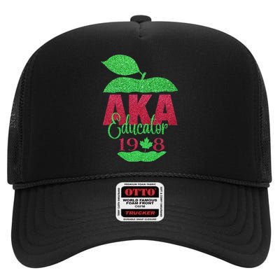 Cute Pretty Educators & Teacher High Crown Mesh Back Trucker Hat