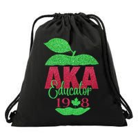 Cute Pretty Educators & Teacher Drawstring Bag