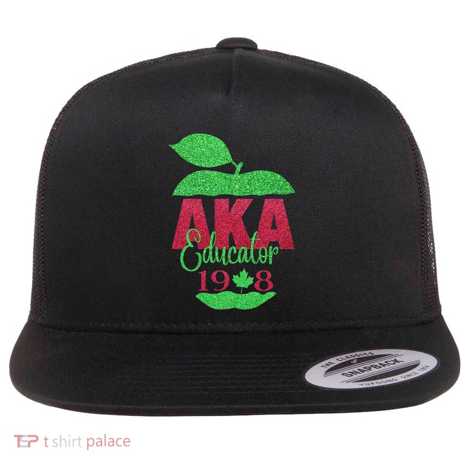 Cute Pretty Educators & Teacher Flat Bill Trucker Hat