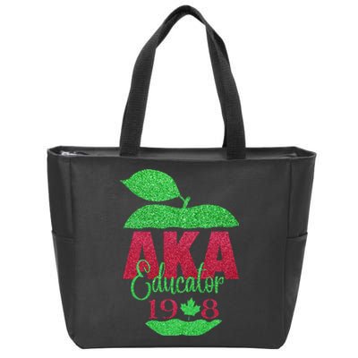 Cute Pretty Educators & Teacher Zip Tote Bag