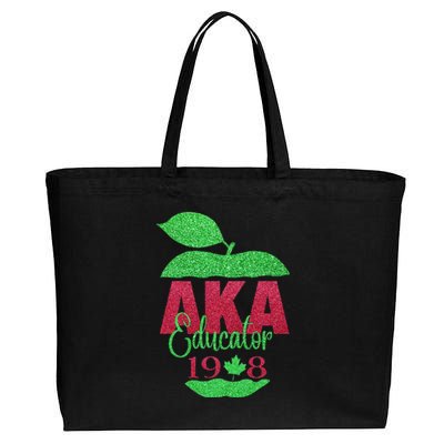 Cute Pretty Educators & Teacher Cotton Canvas Jumbo Tote