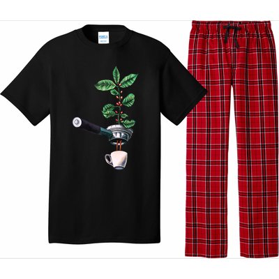 Coffee Plant Espresso Barista Pajama Set